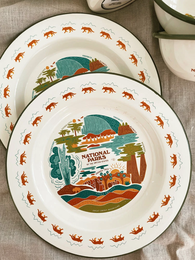 Parks Project: Tour The Parks Enamelware Set Gifts For Him