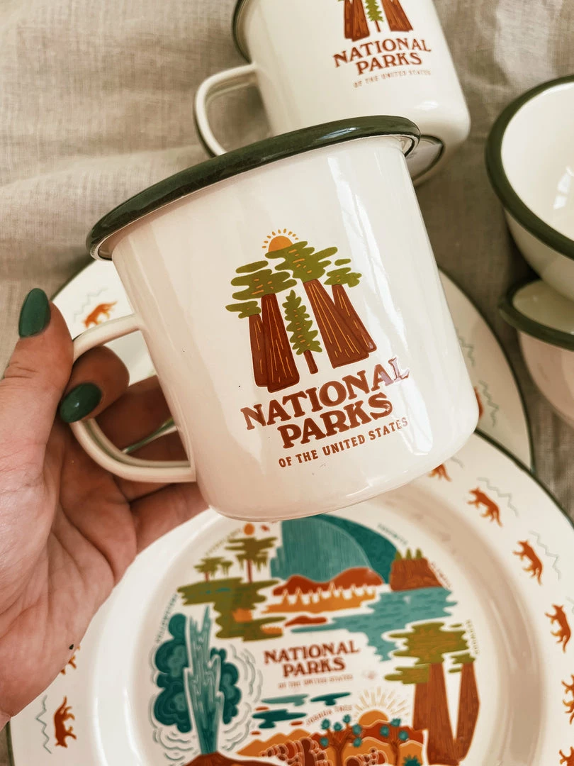 Parks Project: Tour The Parks Enamelware Set Gifts For Him