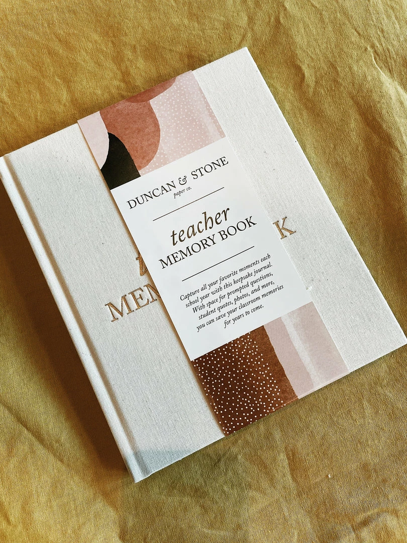 Teacher Gifts Duncan & Stone: Teacher Memory Book