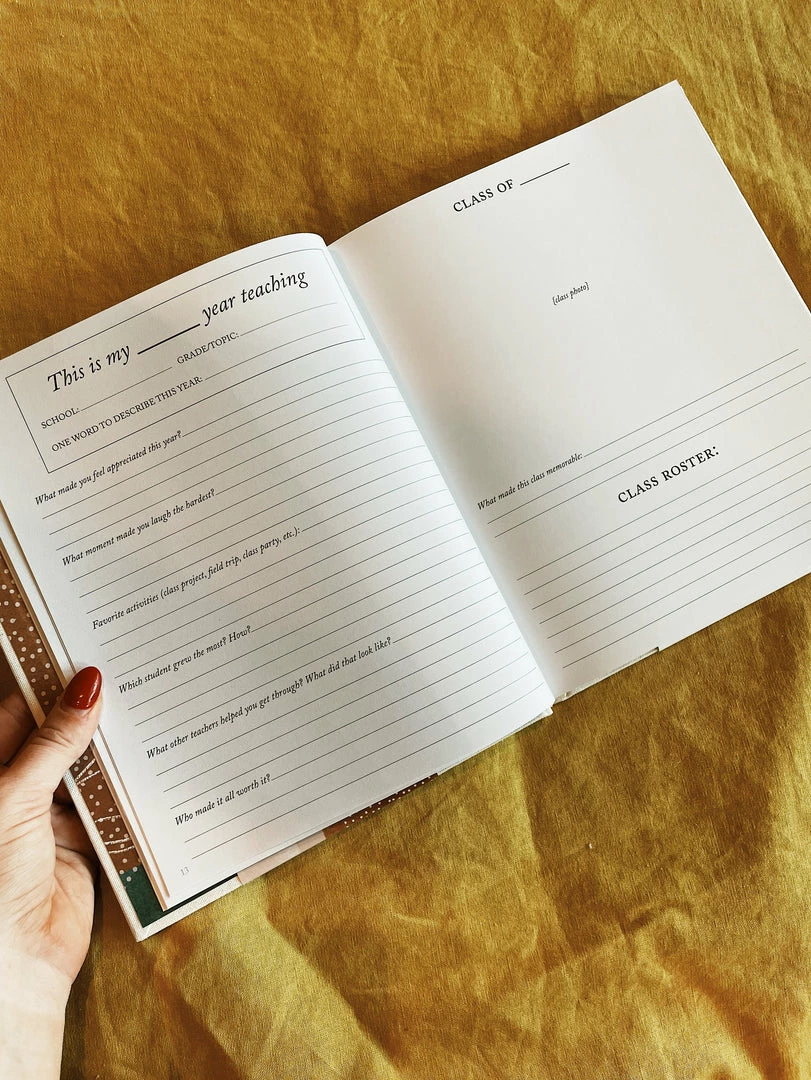 Teacher Gifts Duncan & Stone: Teacher Memory Book