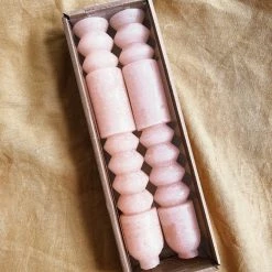 Creative Co-op Totem Taper Candles - Citrus Decor