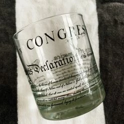 Well Told Declaration Of Independence Rocks Glass