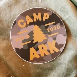 Camp Arkansas: Camo Sticker