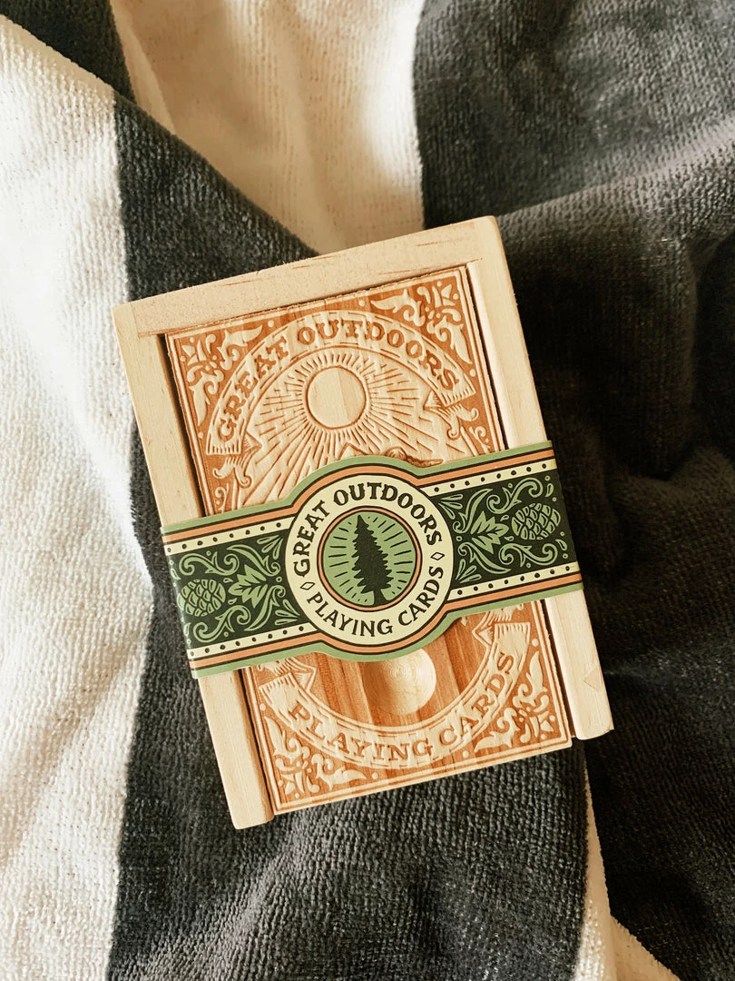 Hachette Puzzles + Games Great Outdoors Playing Cards