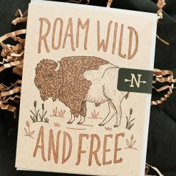 Noteworthy Paper & Press Paper Goods Buffalo Roam Card