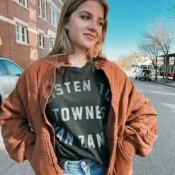 Midnight Rider Listen To Townes Van Zandt Unisex Tee Gifts For Him