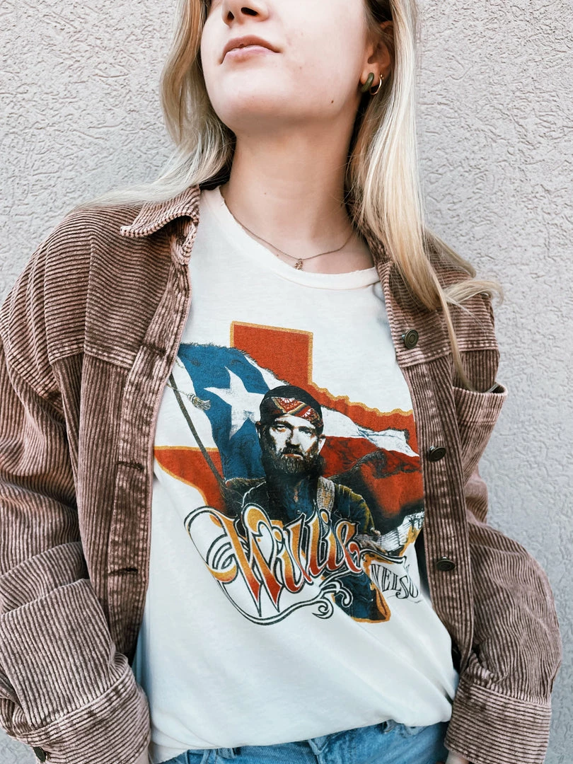 Midnight Rider Willie Nelson Texas Unisex Tee