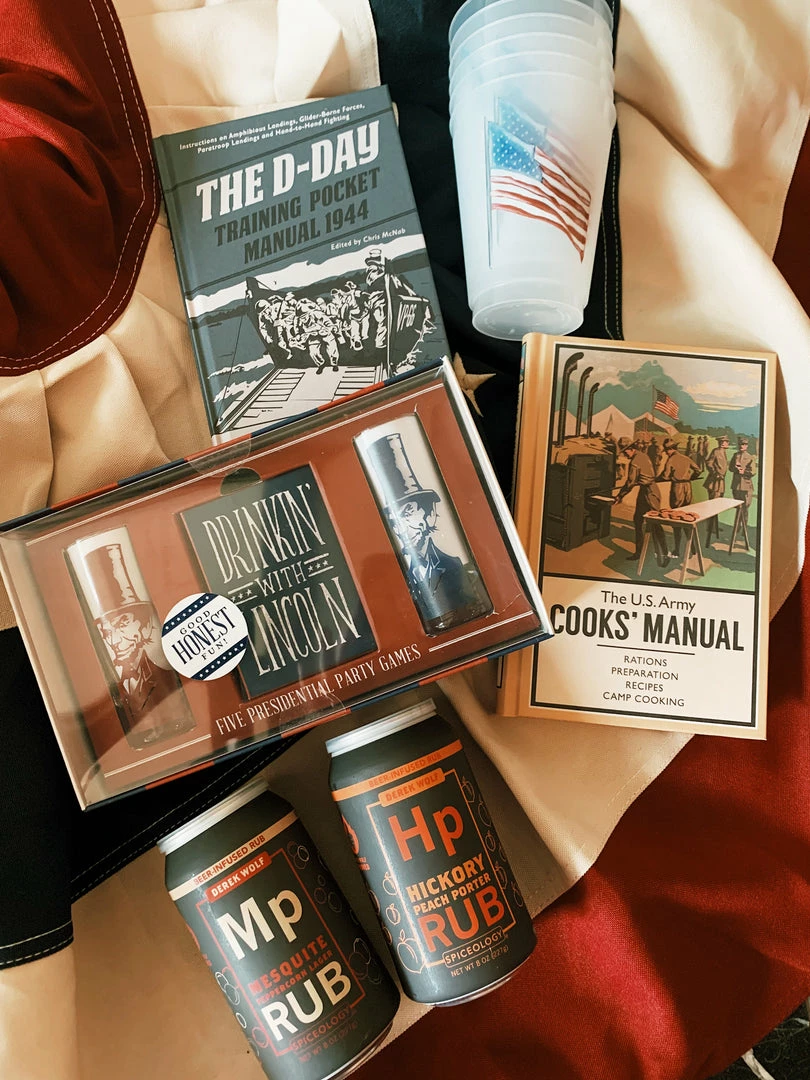 Sip Hip Hooray American Flag Watercolor Reusable Cups