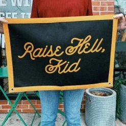 Oxford Pennant: Raise Hell Kid Camp Flag