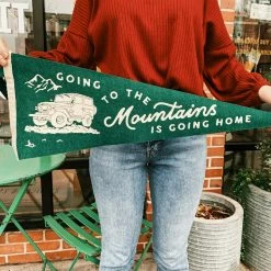 Oxford Pennant: Going To The Mountains Is Going Home Pennant