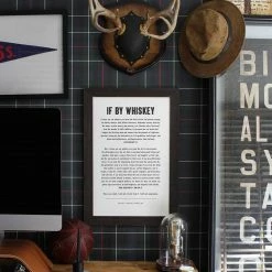 Old Try: If By Whiskey Print - 13x20
