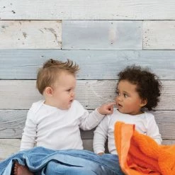 Little Giraffe: Luxe Baby Blanket - Cornflower Gifts For Baby