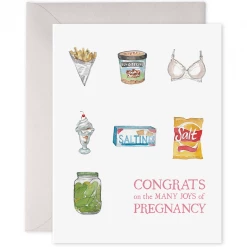 E Frances Paper Paper Goods Preggie Snacks Greeting Cards