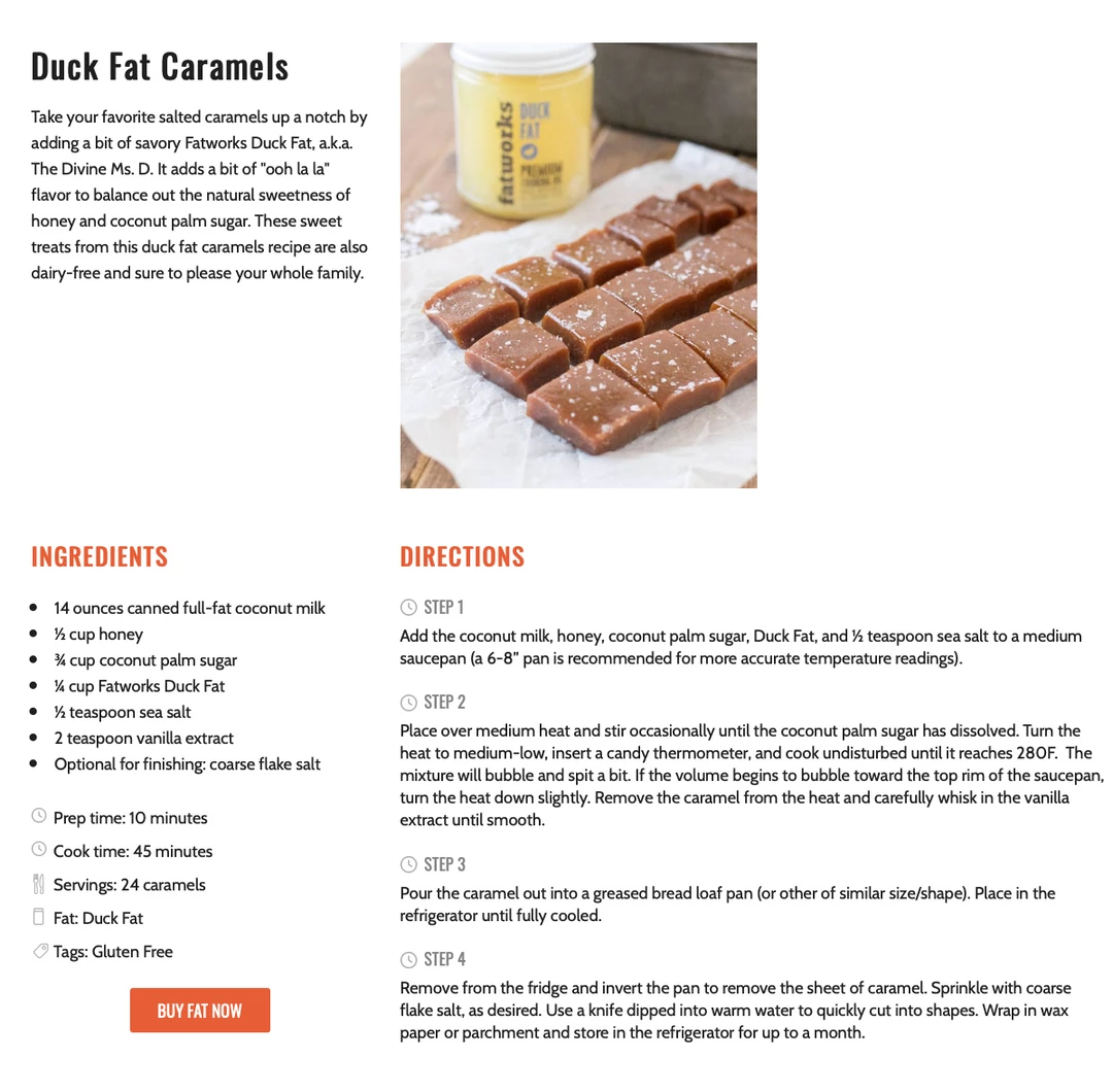 Fatworks: Cage Free Duck Fat Pantry + Barware