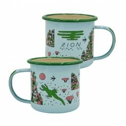 Parks Project: Zion Lizards Enamel Mug