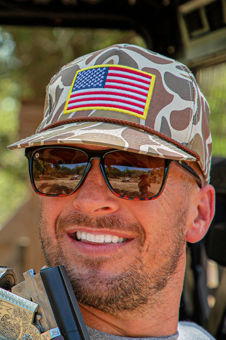 Burlebo Burbelo: American Flag Camo Hat