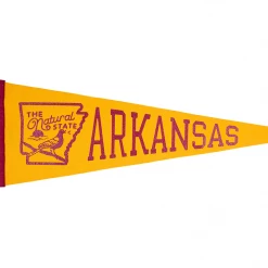 Oxford Pennant: Arkansas Pennant (Yellow) Gifts For Him