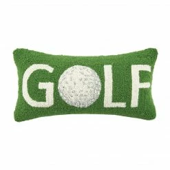 Peking Handicraft Decor Golf With Ball Icon Hook Pillow