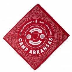 Camp Arkansas: Everyday Bandana - Razorback Red