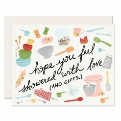 Slightly Stationery Slightly Stationary Showered With Gifts Card
