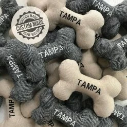 Hither Rabbit Arkansas Tan Tweed Dog Toy - Extra Large Arkansas Razorbacks