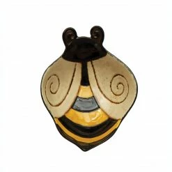 Creative Co-op Stoneware Bee Bowl