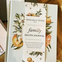 Housewarming Gifts Duncan & Stone: Family Recipe Journal