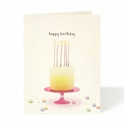 Felix Doolittle Paper Goods Ombre Cake Birthday Card