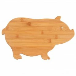 Totally Bamboo Hostess Gifts Pig Serving Board