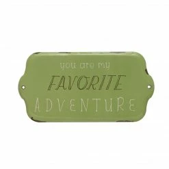 Creative Co-op You Are My Favorite Adventure Enamel Wall Decor