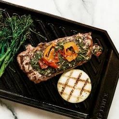 Wedding Gifts Finex: Cast Iron Lean Grill Pan - 15 In