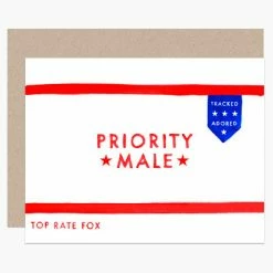 Dear Hancock Priority Male Card Paper Goods