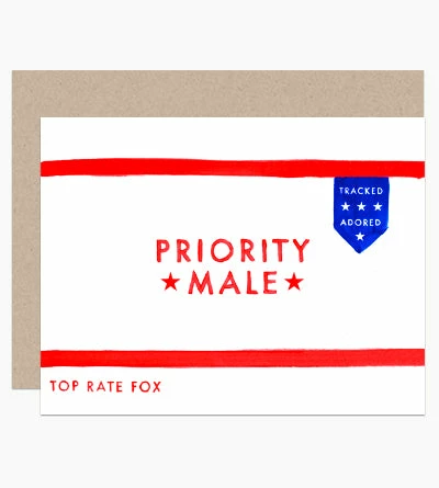 Dear Hancock Priority Male Card Paper Goods