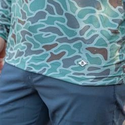 Burlebo: Perfomance Hoodie - Retro Duck Camo