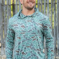 Burlebo: Perfomance Hoodie - Retro Duck Camo