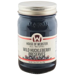 House Of Webster: Wild Huckleberry Preserves