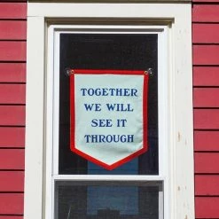 Oxford Pennant: Together We Will See It Through Camp Flag