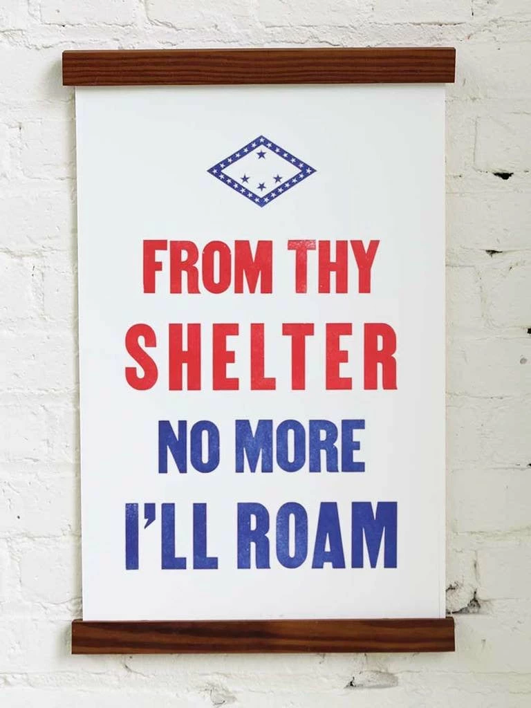 Old Try: From Thy Shelter Print - 13x20