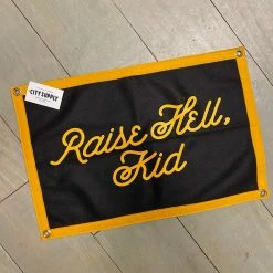 Oxford Pennant: Raise Hell Kid Camp Flag
