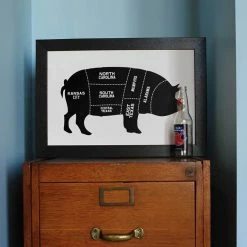 Old Try: Whole Hog Print - 13x20