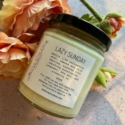 Lovestruck Co Gifts For Her Struck Co: Lazy Sunday Candle