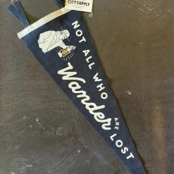 Oxford Pennant: Not All Who Wander Are Lost Pennant