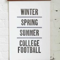 Old Try: Southern Seasons Print - 13x20 Arkansas Razorbacks