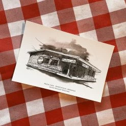 Justin Williams Pesto Cafe, Fayetteville Arkansas Post Card Fayetteville, Arkansas