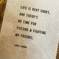 Sugarboo Co Sugarboo & Co: Handmade Print - John Lennon