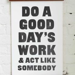 Old Try: Act Like Somebody Print - 13x20