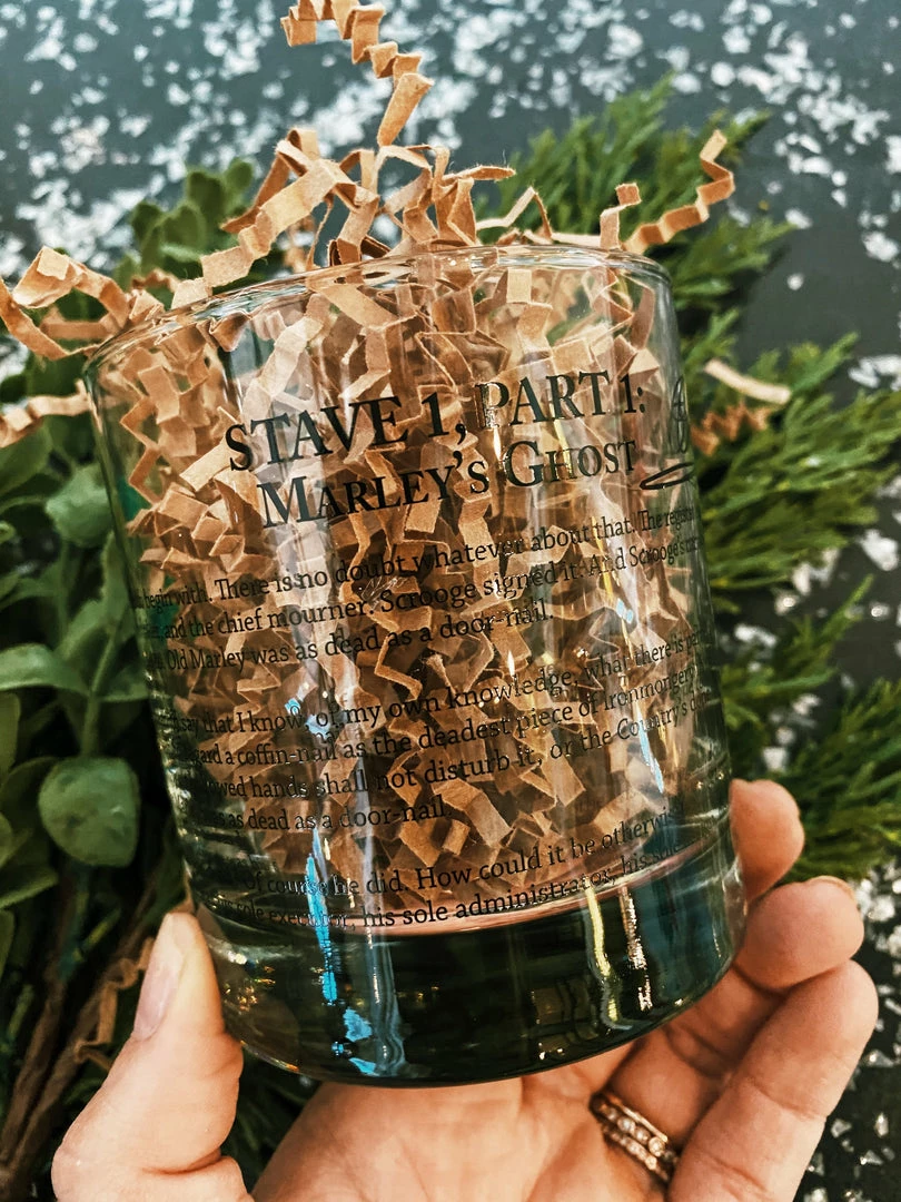 Well Told A Christmas Carol Rocks Glass