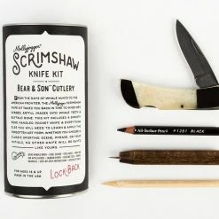 Mollyjogger: Bear & Son Knife + Scrimshaw Kit Lake