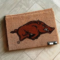 The Memory Company Arkansas Razorbacks Door Mat Gifts Under $30