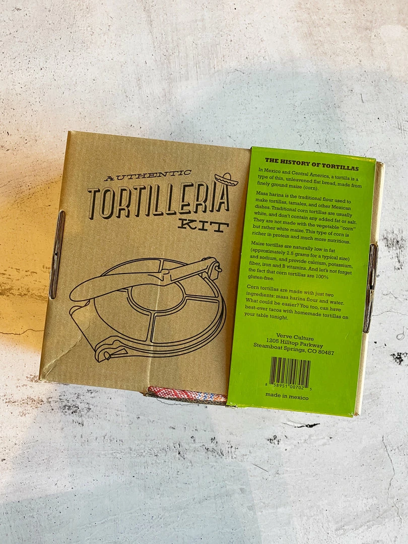 Verve Culture Cast Iron Tortilla Press Kit
